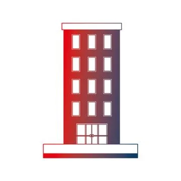 Building structure isolated icon Ilustración de archivo