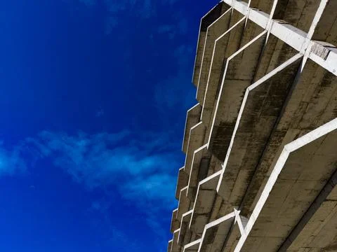Building structure under blue sky with clouds during daytime Stock Photos
