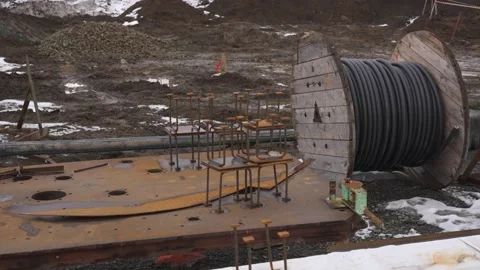 Building structures and electric cameo coil Stock Footage 165251858