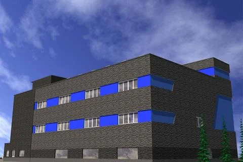 Building in the style of Constructivism Volume model of the building in th... Photos