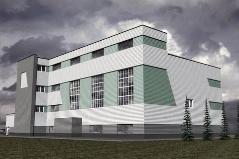 Building in the style of Constructivism Volume model of the building in th... Photos