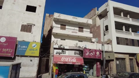 A building in the suburbs of Cairo Stock Footage 217780363