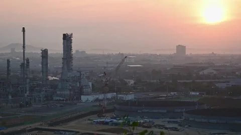 A building with a sunset in the background 스톡 동영상 156843661