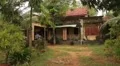 Building surrounded by trees in Sri Lanka HD Footage