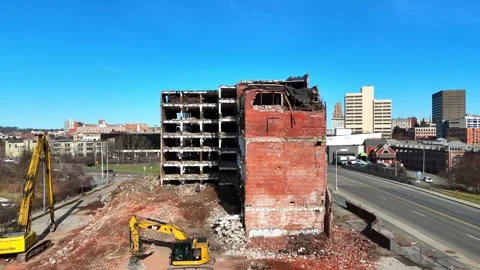 Building - Syracuse, NY Video stock 336033613