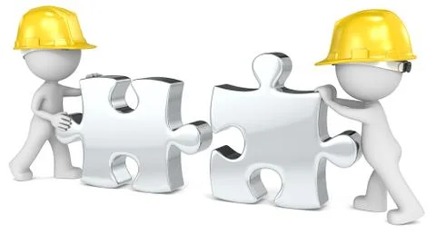 Building team. Stock Illustration