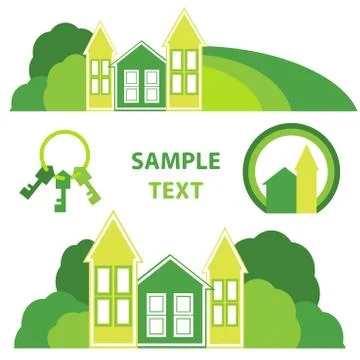 Building theme Illustrazione stock