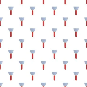 Building tool putty knife seamless pattern background 스톡 일러스트