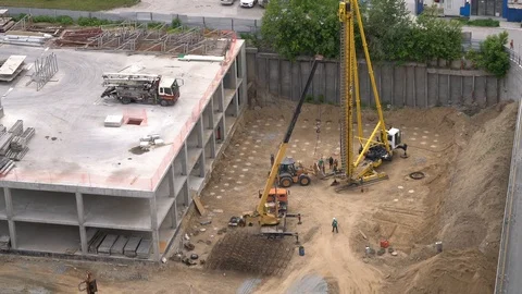 Building a top view Video stock 109628646