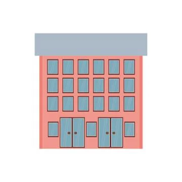 Building tower city icon. Vector graphic Ilustración de archivo