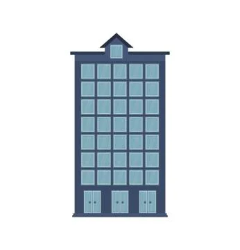 Building tower city icon. Vector graphic Ilustración de archivo