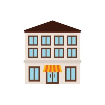 Building tower city icon. Vector graphic Ilustración de archivo