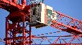 Building tower crane HD Footage
