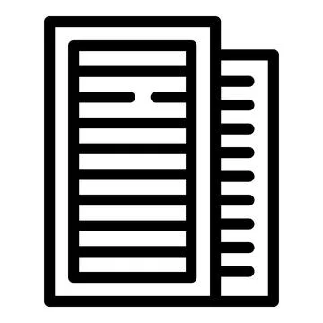 Building tower icon outline vector. Culture design Ilustración de archivo