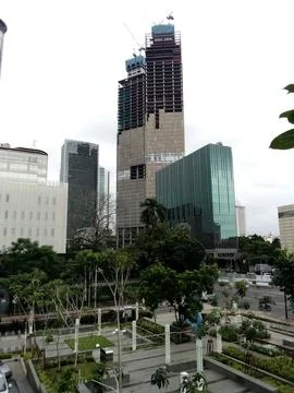 Building town Stockfoto's