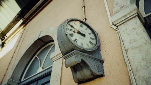 Building Train Station Heritage Old Clock Travel Abandoned Sunny Old Stock Footage 104777231
