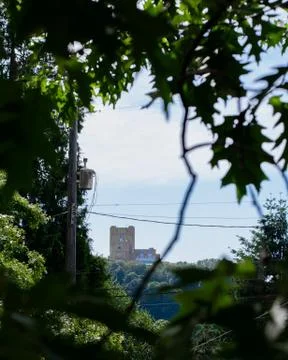 Building in the trees Stock Photos