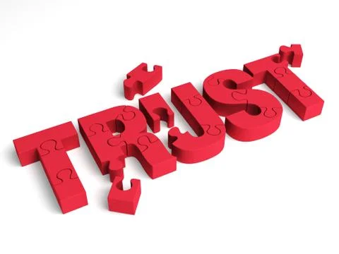 Building Trust Illustrazione stock