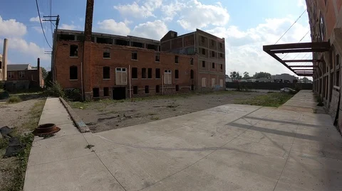 Building under construction in Detroit Stock Footage 95490905