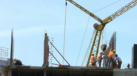 Building under construction Stock Footage 11057900