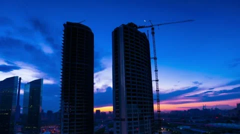 Building Under Construction Stock Footage 11426353