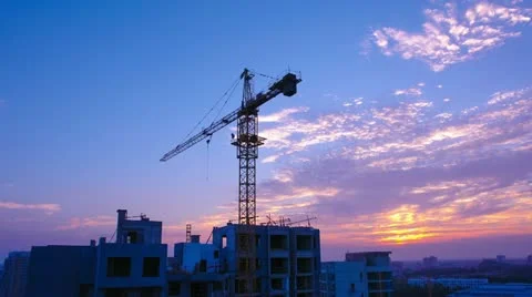 Building Under Construction Stock Footage 11497054