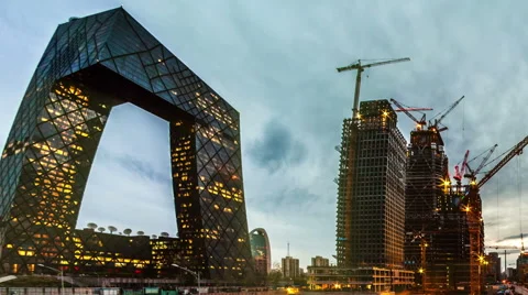 Building Under Construction Stock Footage 61850275