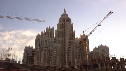 Building under construction 스톡 동영상 91580203