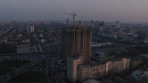 Building under construction Stock Footage 99213832