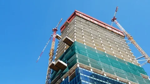 Building under construction Video stock 103156994