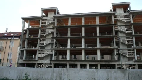 Building under construction Stock Footage 224083804
