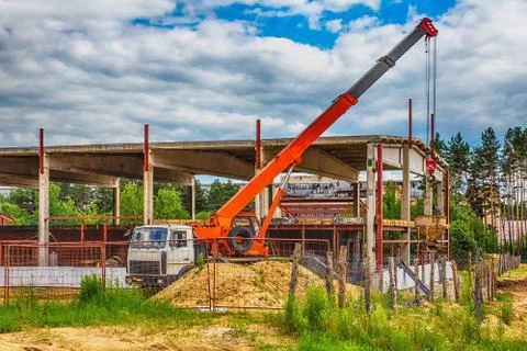 Building under construction with hdr effect Stock Photos