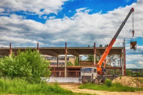Building under construction with hdr effect Stock Photos