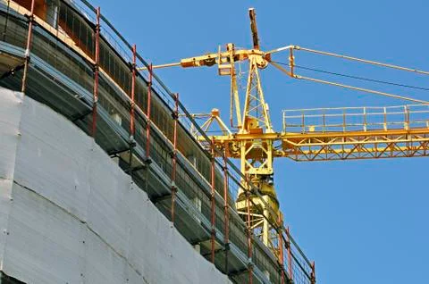 Building under construction - horizontal Stock Photos