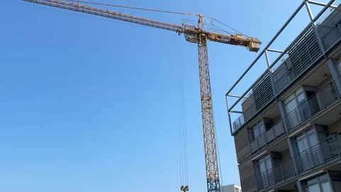 Building Under Construction in Legionowo Stock Footage 284829571