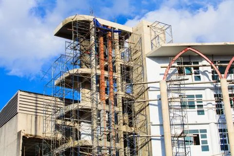 A building under construction Stock Photos