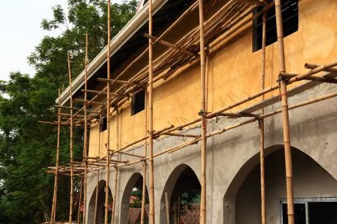 Building under construction. Stock Photos