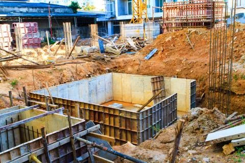 A building under construction Stock Photos