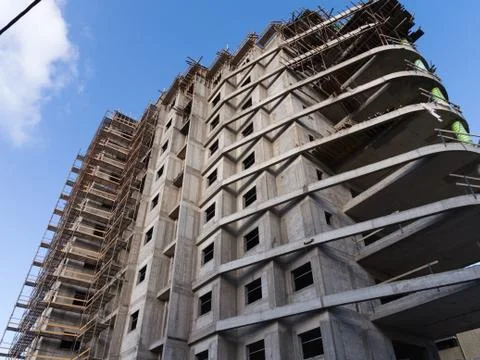 Building under construction. 스톡 사진