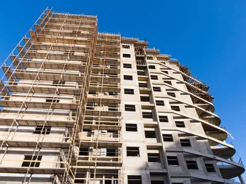 Building under construction. 스톡 사진