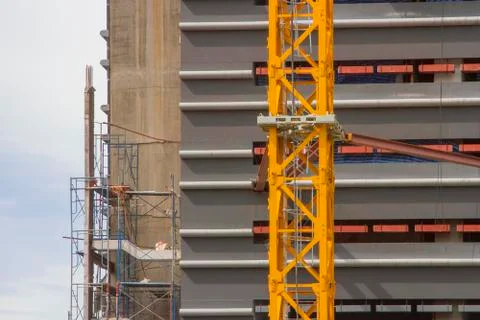 Building is under construction. Stock Photos