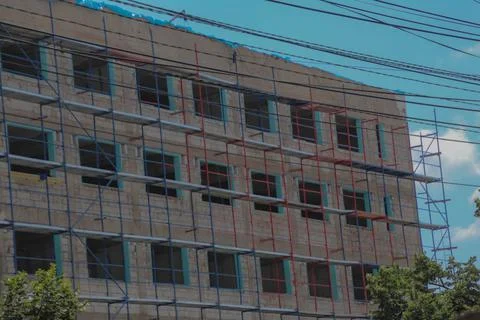 Building under construction. Stock Photos