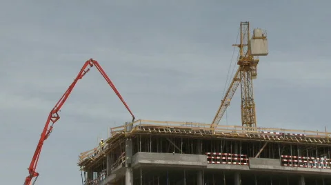 Building under construction time lapse Stock Footage 374274