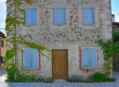 Building in Valvasone Foto stock