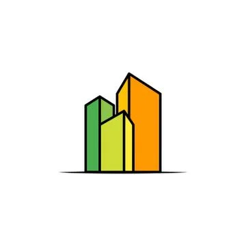 Building vector design template illustration Illustration