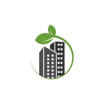 Building vector design template illustration Illustrazione stock