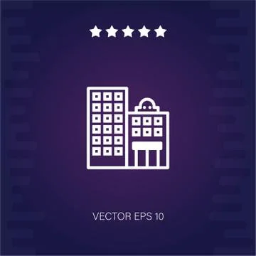 Building vector icon Stock Illustration