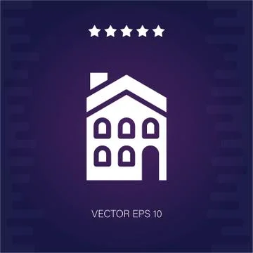 Building vector icon Stock Illustration