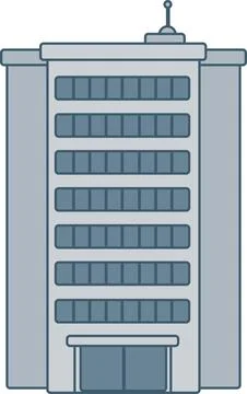 Building Vector Illustration Stock Illustration