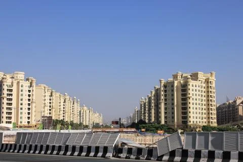 Building. View of the construction site, stone blocks, Stock Photos